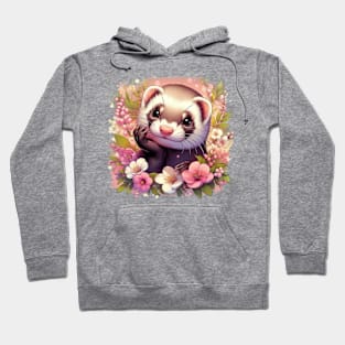 Ferret loving Spring Hoodie